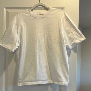 lululemon Cotton White Short-Sleeve tshirt